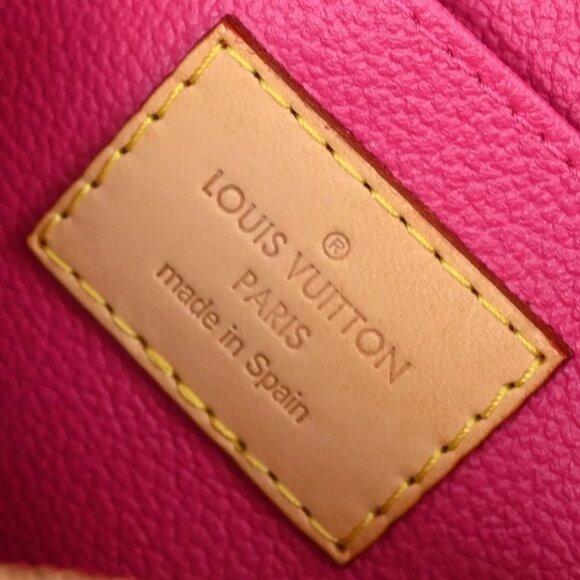 Louis Vuitton Black Monogram Multicolor Pochette Cosmetic M47355 CA4152 124956 - Picture 3 of 12